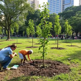 plantio de mudas em Cuiabá