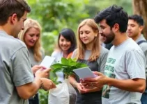 mutirão de sensibilização ambiental