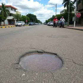 Prefeitura tapou buracos em Cuiabá