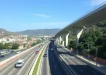 obra de viaduto na Imigrantes