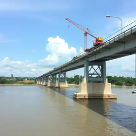 interdição da ponte sobre o Rio Cuiabá