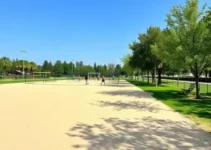 quadras de areia do Parque da Família