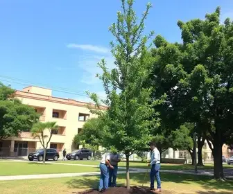 plantio de árvores